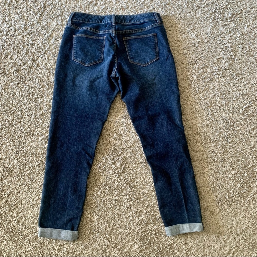 The Limited Denim Skinny Ankle 678 cropped blue jeans size 4 - Picture 8 of 9